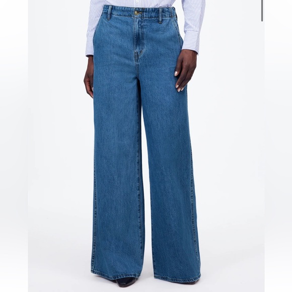Madewell Denim - Madewell Wide Sweep Trouser Denim Jeans